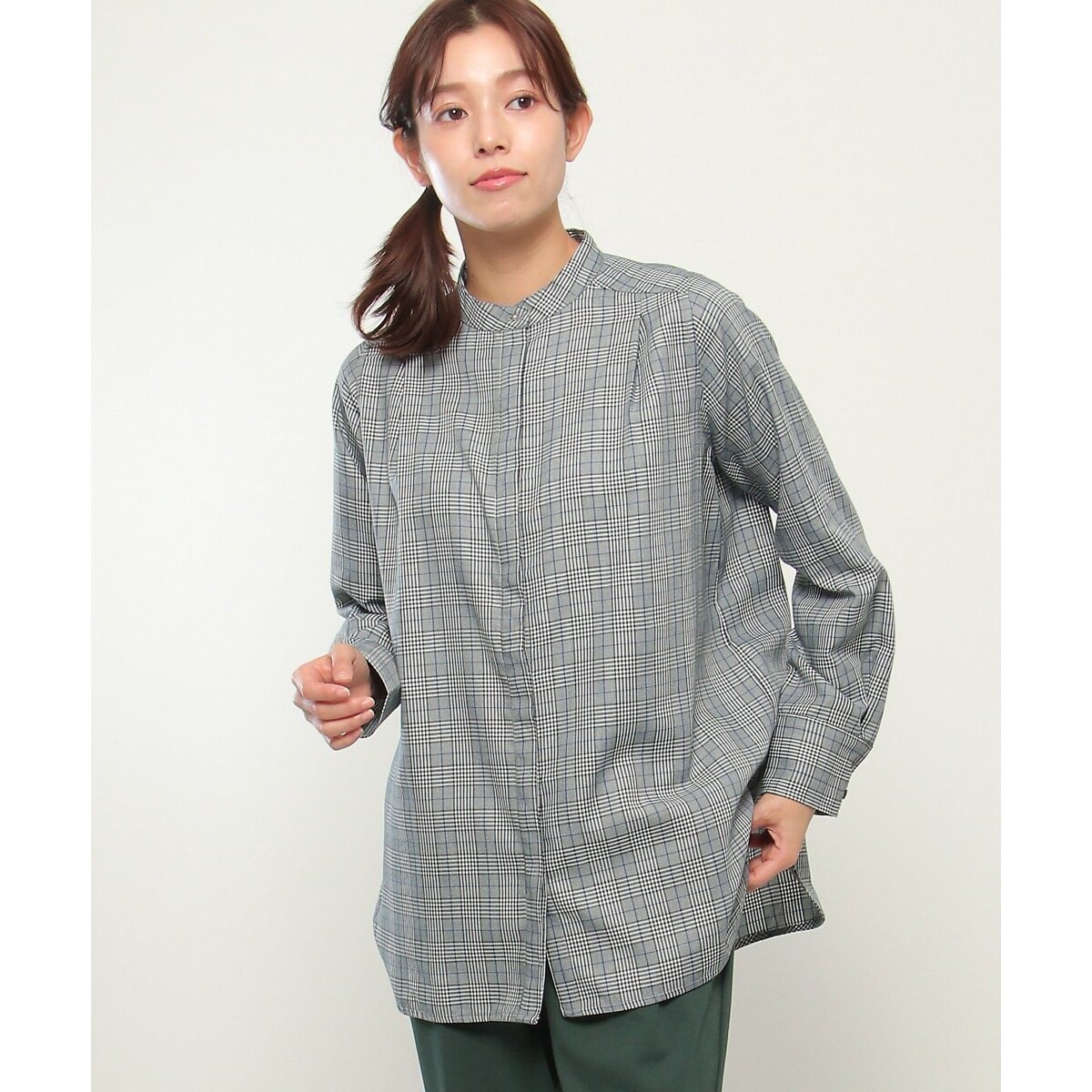 フロントタックバンドカラーシャツ URBAN RESEARCH Sonny Label ブラウス シャツ 「WEB限定