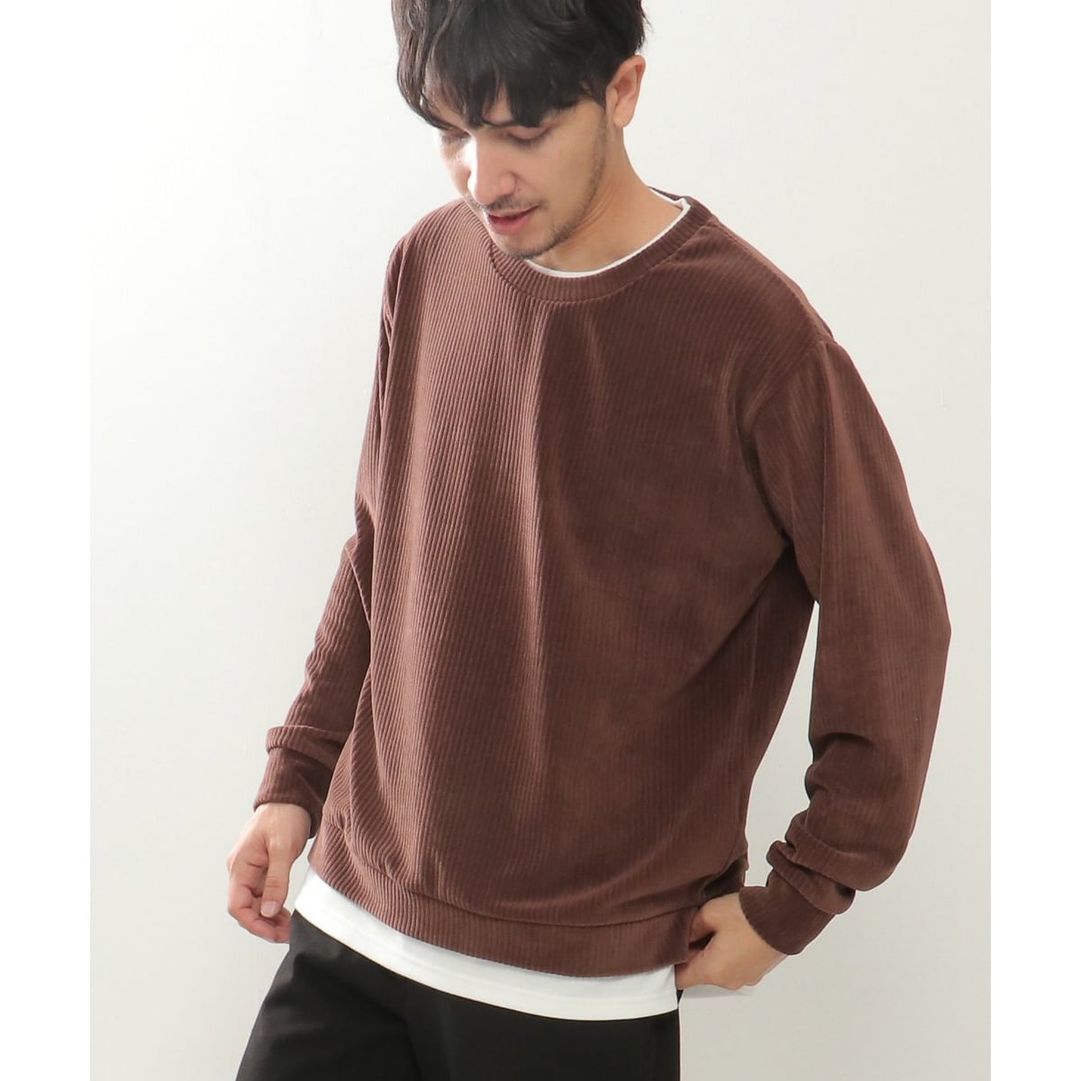 ※新品未使用タグ付き※IZRREL　シンプルプルオーバー cc008-22210-04b.jpg?basethum=225