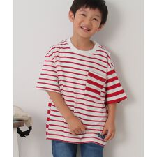 USAコットン 異ピッチボーダーポケT（120?160cm）