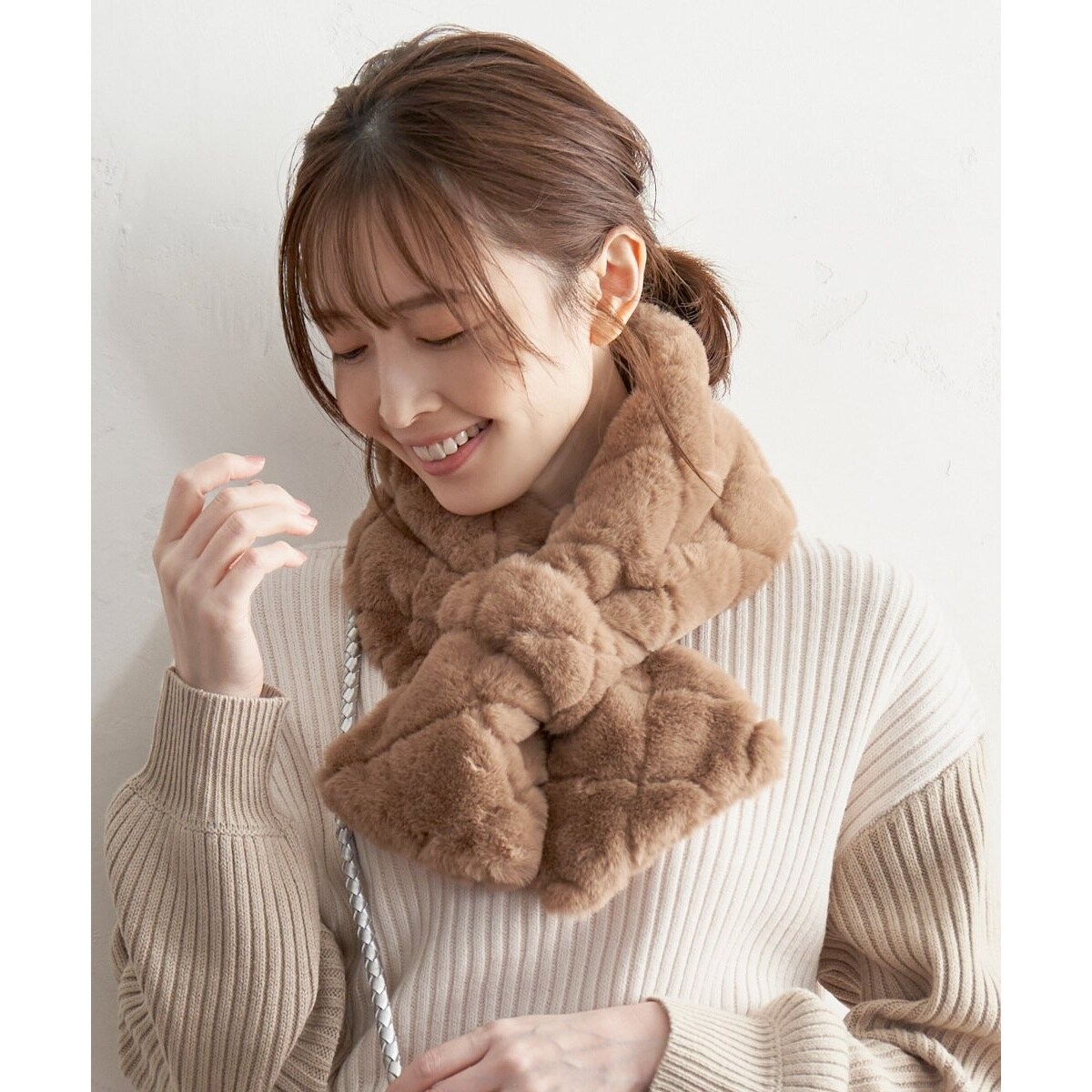 エコファーキルト差し込みマフラー | イッカ(ikka) | マルイウェブチャネル