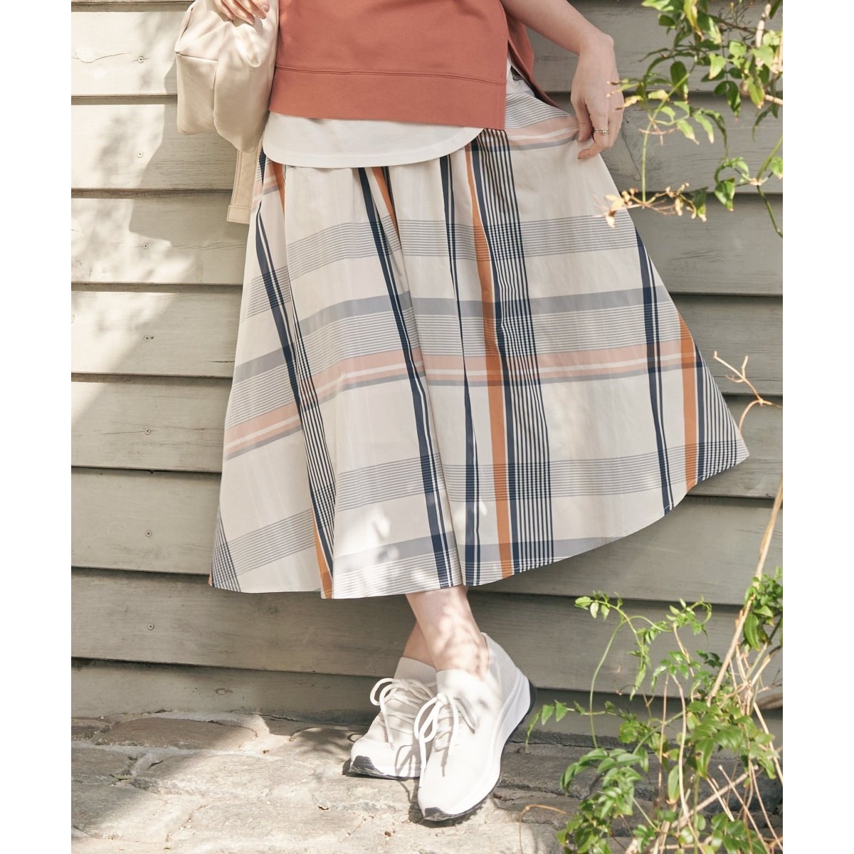 スカート ka フレア マキシ スカート (セットアップ可)