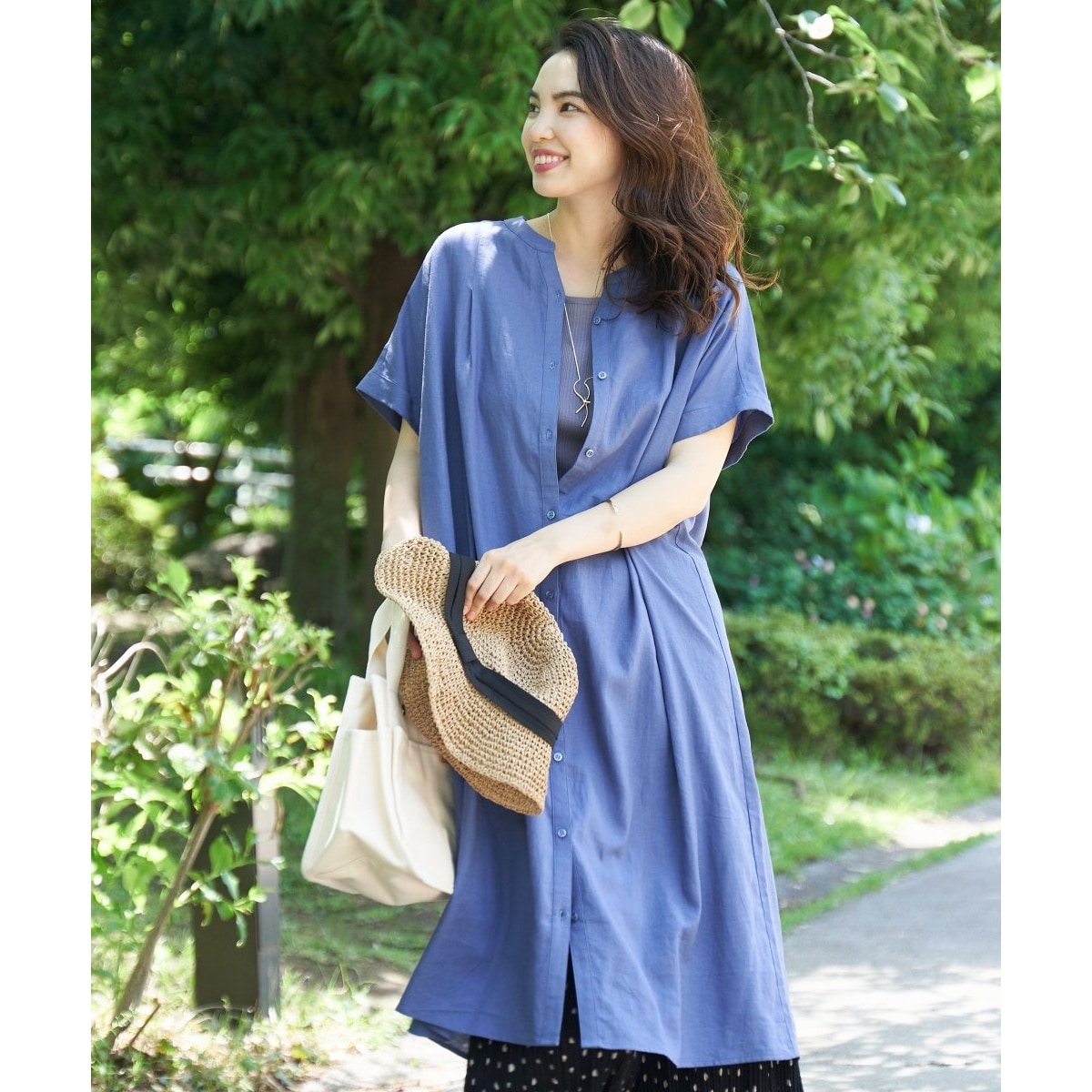 接触冷感／2点セット】冷感スラブワンピースセットアップ | イッカ