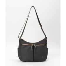 撥水10ポケラウンドショルダーバッグ