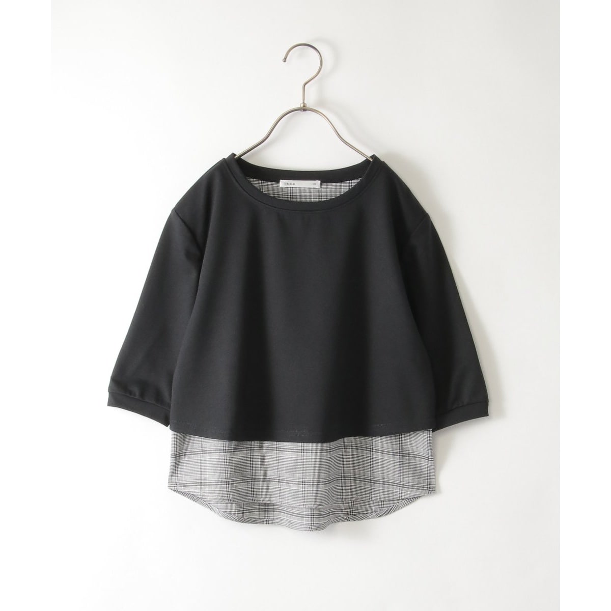 イッカ　【親子おそろい】7分裾レイヤープルオーバー