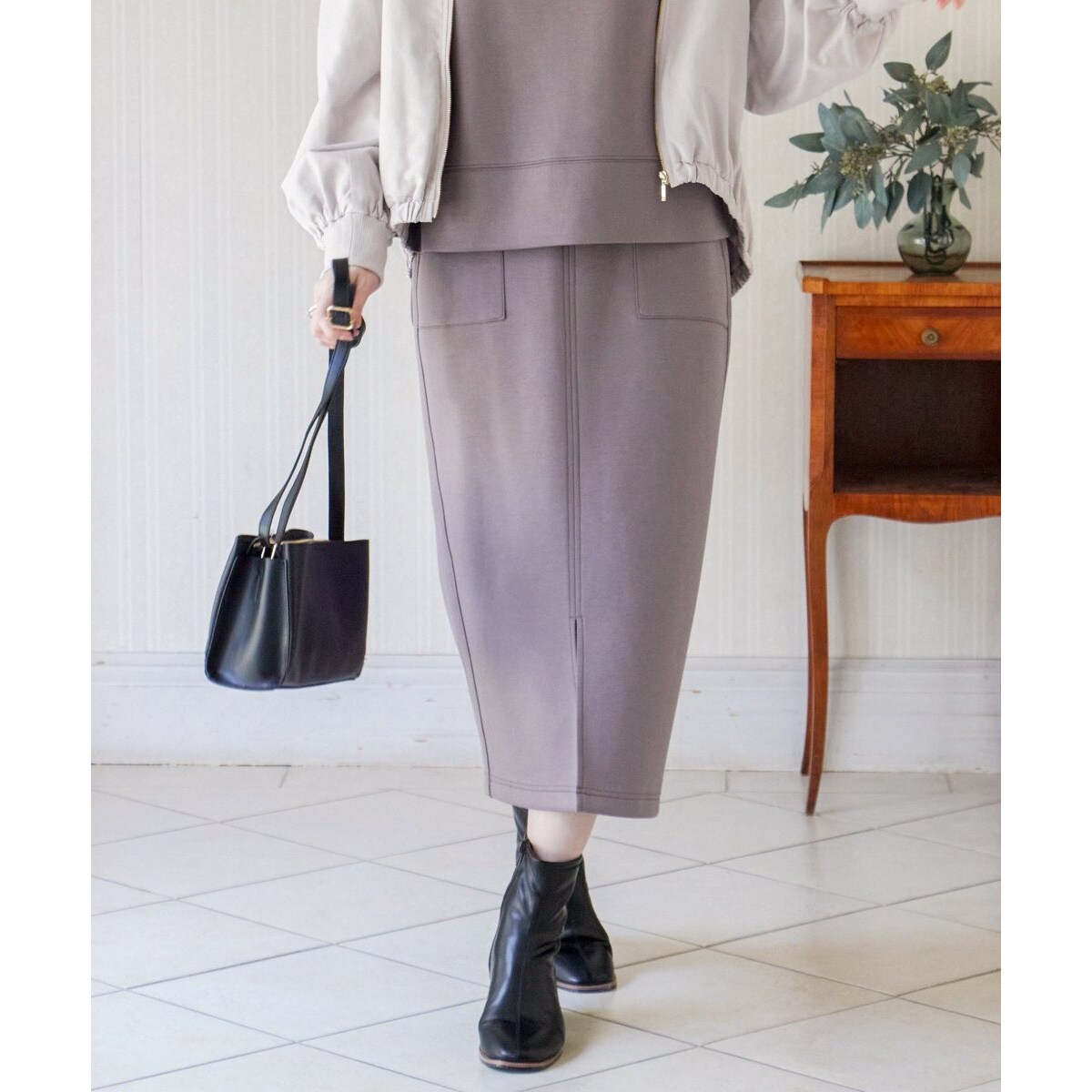 【お値下げ‼︎美品】デザインワークス♡ダンボール素材スカート 絶妙なフレアシルエットが美しい！ダンボールニットフレア