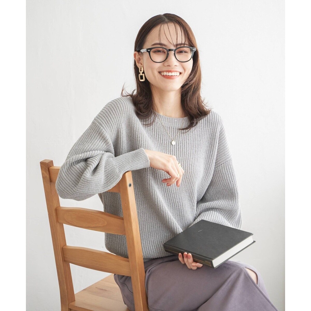 ラメ＆スパンコールニットプルオーバー HARE（ハレ）の「ラメスパンコールニットプルオーバー(HARE