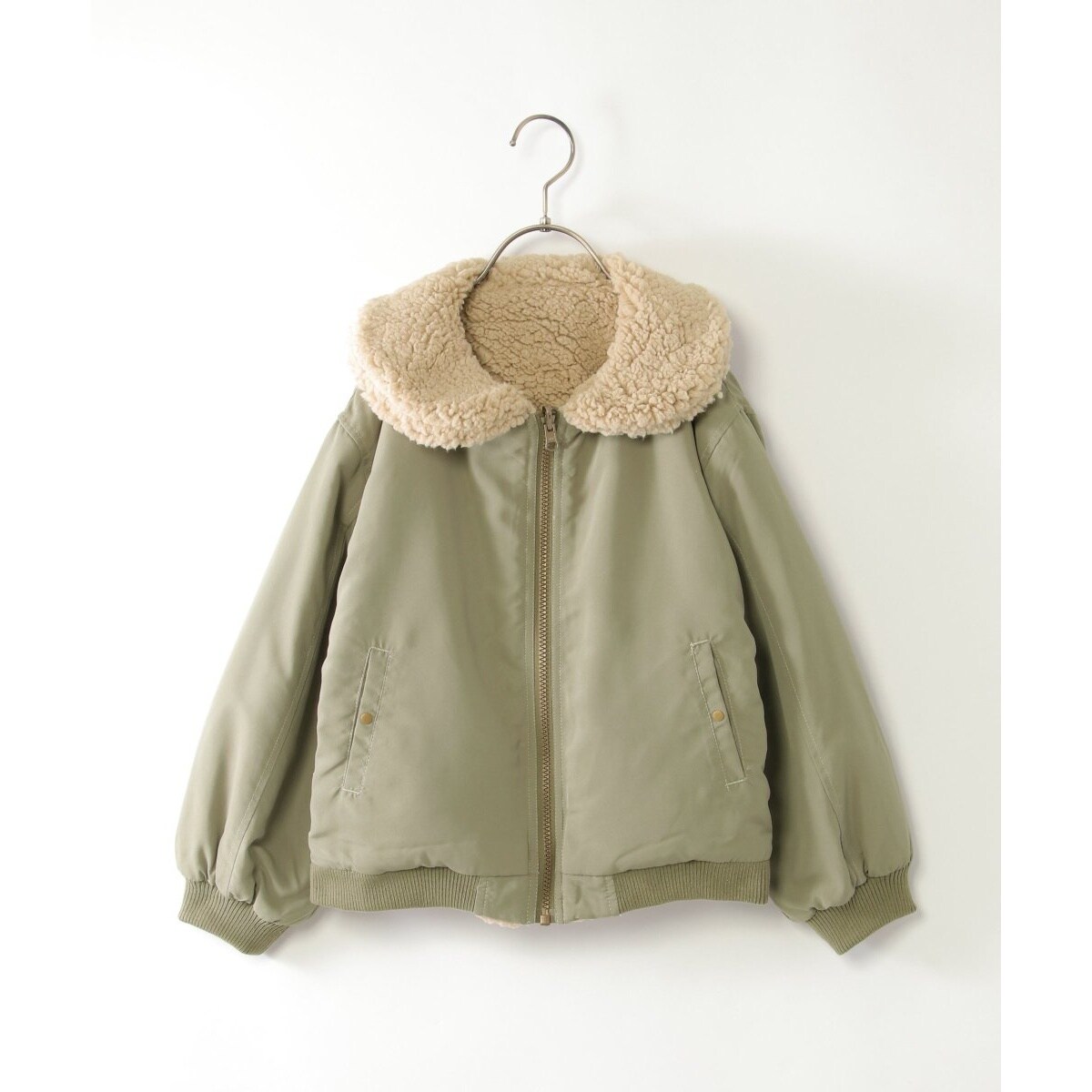 リバーシブルボアブルゾン（110?160cm）