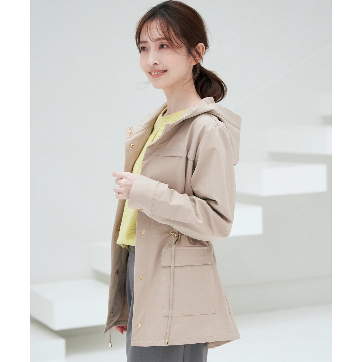 花粉リリースゆるトレンチ | イッカ(ikka) | マルイウェブチャネル