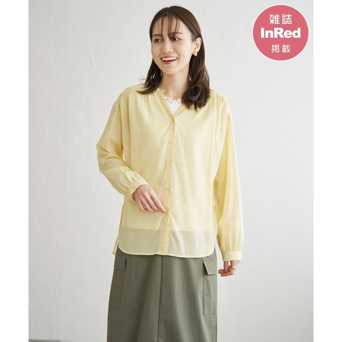 [超美品]HYYEON へヨン 完売品 キャベツブラウス イエロー 楽天市場】ブラウス プリーツ（カラーイエロー）（シャツ