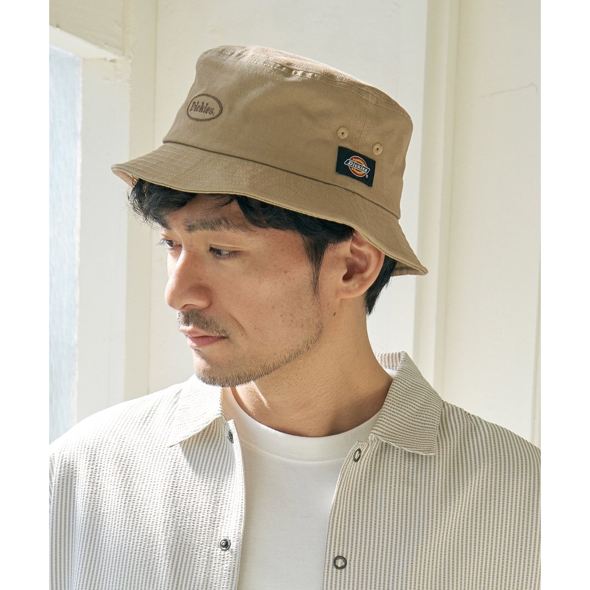 ケイキィー新品タグ付きハット Dickies ディッキーズ ロゴ刺繍バケットハット | イッカ(ikka