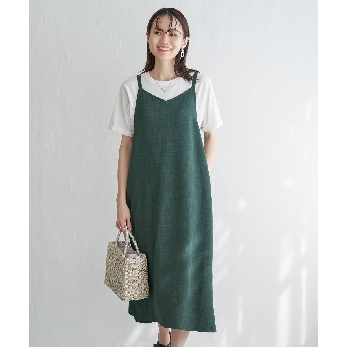 Sサイズ/低身長向けも展開』エスニックパネル柄ワンピース