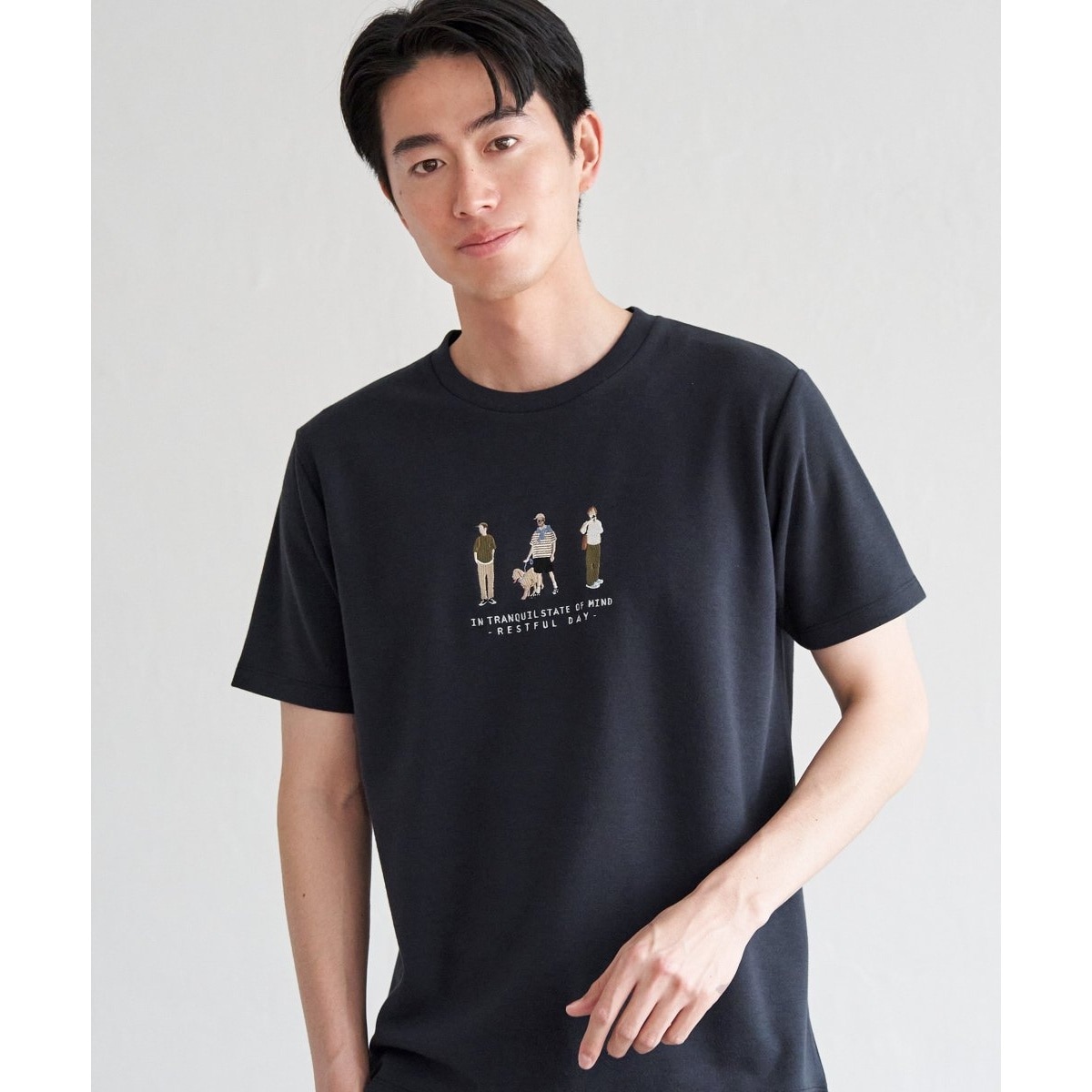 ポンチスリーメン刺繍Tシャツ | イッカ(ikka) | マルイウェブ