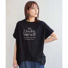 【親子コーデ】ロゴフォトプリントチュニックＴ