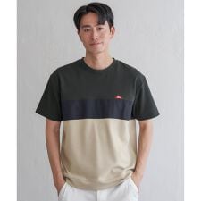 URBAN NATURE LIFE アーバンネイチャーライフ ワンポイント切り替えTシャツ