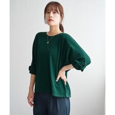 【接触冷感】冷感ツイストドルマンプルオーバー