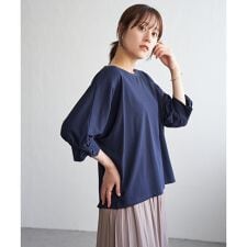 【接触冷感】冷感ツイストドルマンプルオーバー