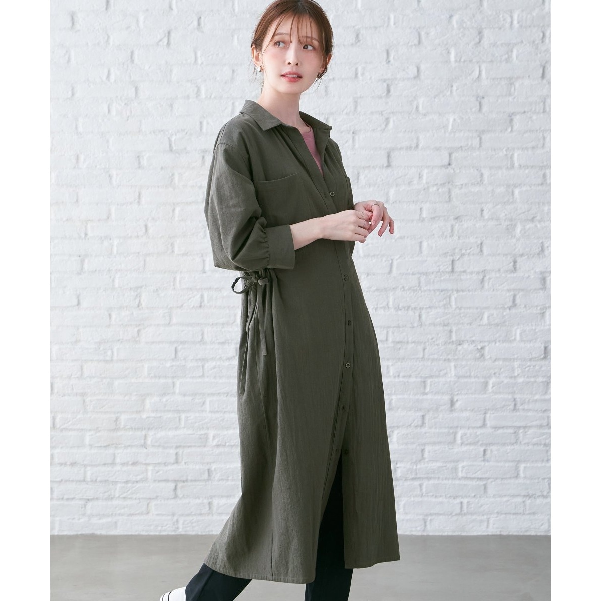 接触冷感／2点セット】冷感スラブワンピースセットアップ | イッカ