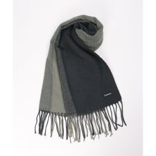 【抗菌防臭】編地切り替えワイドマフラー