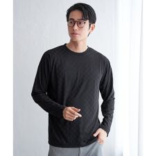 イッカ(ikka)のリンクスジャカード市松ロンT