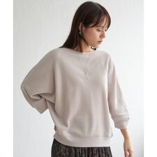 イッカ(ikka)のタックフライスドルマンプルオーバー