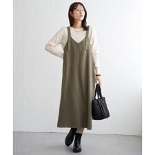 前後2WAYバックル付きジャンパースカート