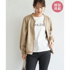 【雑誌InRed11月号掲載】フェイクスエードブルゾン