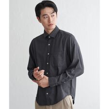 【タレント着用／親子コーデ】デニムライクスイスカラーシャツ