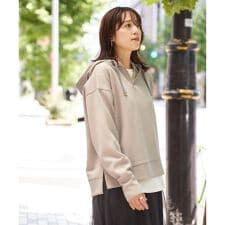 【洗濯機で洗える／親子コーデ】GOKU楽 鹿の子ダンボールパーカー