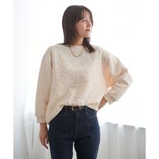 イッカ(ikka)のフクレジャカードプルオーバー