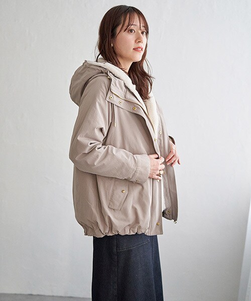 雑誌InRed12月号掲載】ライナー付き3WAYマウンテンパーカー【親子