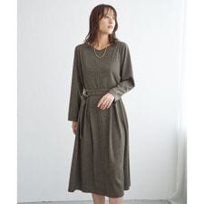 カットジャガードワンピース