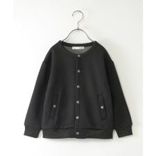 イッカ(ikka)の【親子コーデ】ボンディングクルーカーデブルゾン（110?160cm）