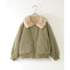 【2WAY】リバーシブルボアブルゾン（110?160cm）