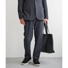 【セットアップ対応】GOKU楽ワークウールライクパンツ