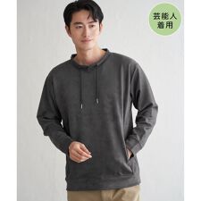 【芸能人着用】GOKU楽スエードジップルーイカラー【抗菌防臭／吸水速乾】