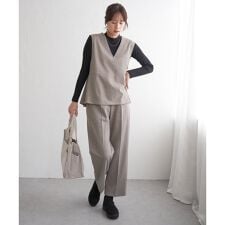 イッカ(ikka)の【2点セット】GOKU楽ペプラムジレセット