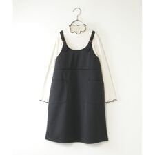 イッカ(ikka)の【親子コーデ】ポンチジャンスカドッキングワンピース（120?160cm）