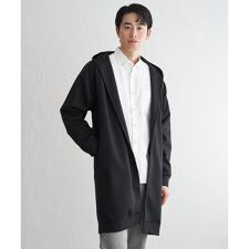 【洗濯機で洗える】鹿の子ダンボールフーディガン