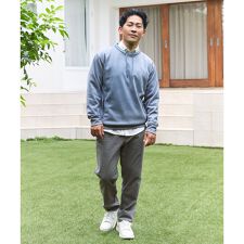 イッカ(ikka)の【芸能人着用/親子コーデ】GOKU楽パンツ EASY STRETCH 起毛イージー