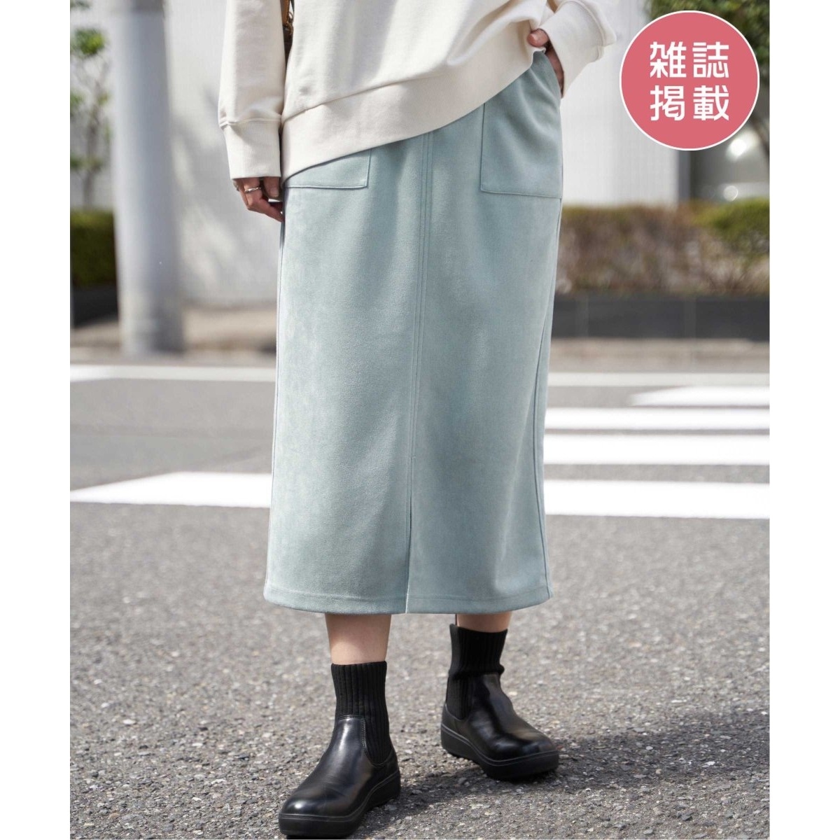 [�}���C]�y�G��InRed1�����f�ځz�t�F�C�N�X�G�[�h�X�J�[�g�y�e�q�R�[�f�z/�C�b�J�iikka�j �O���[��