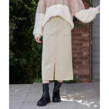 イッカ(ikka)の【親子コーデ】フェイクスエードスカート