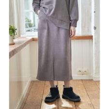 イッカ(ikka)の【親子コーデ】フェイクスエードスカート