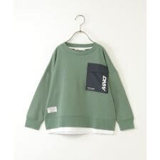 ビッグポケロゴレイヤープルオーバー（120?160cm）