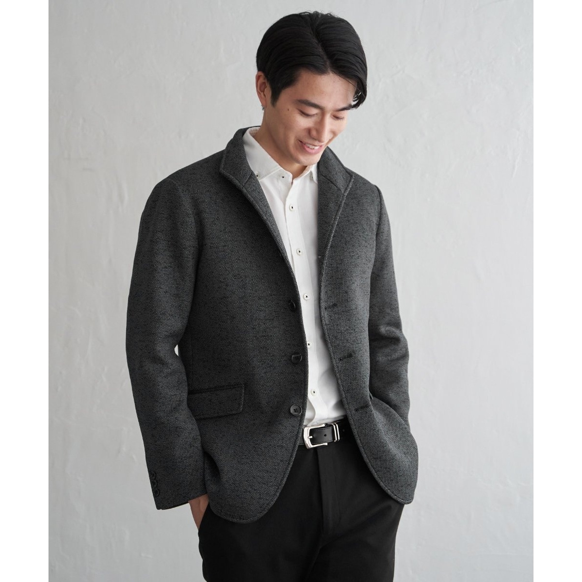 シアサッカーシャドーチェックジャケット | エレメント オブ シンプル