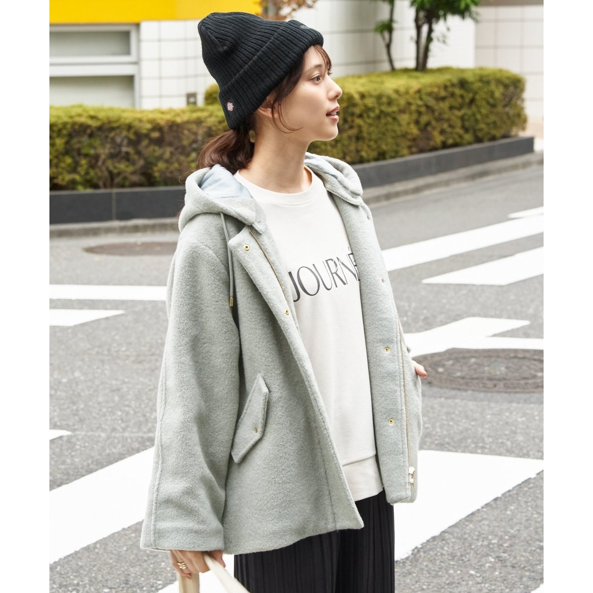 雑誌InRed1月号掲載】ブークレー2WAYフードコート | イッカ(ikka