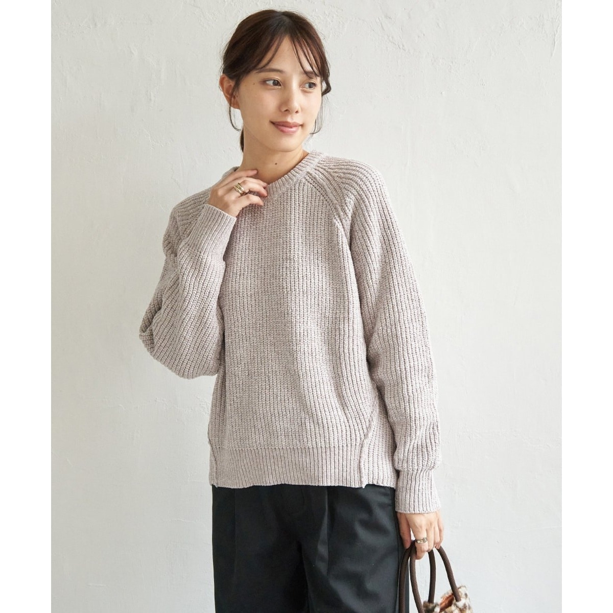 畦編みモールニットプルオーバー | イッカ(ikka) | マルイウェブチャネル