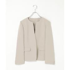 【洗濯機で洗える／セットアップ対応】ウォッシャブルキーネックジャケット