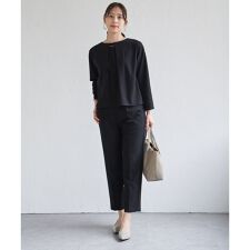 【フォーマル対応／2点セット】GOKU楽 長袖セットアップ【洗濯機で洗える】