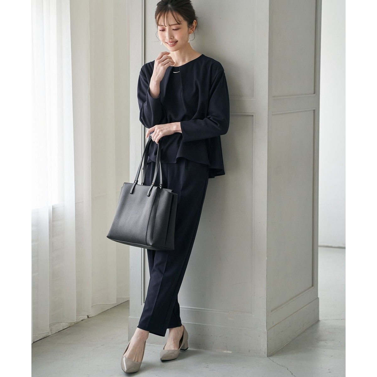 フォーマル対応／2点セット】GOKU楽 長袖フレアセット | イッカ(ikka