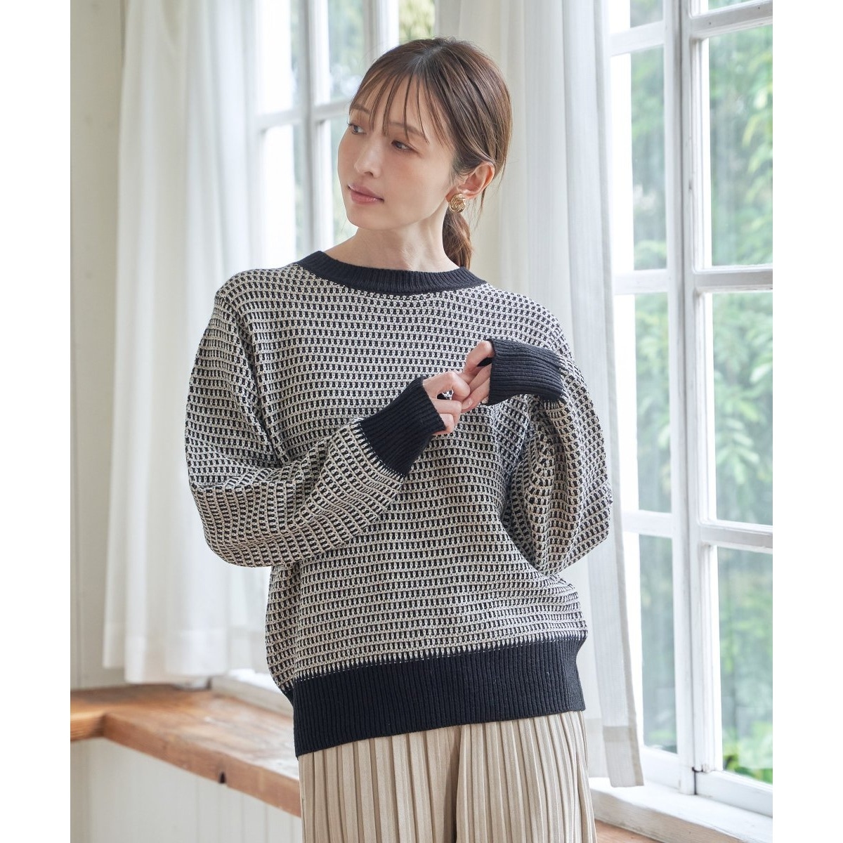 レディース ニット・セーター (幾何学柄) の一覧 | マルイウェブチャネル